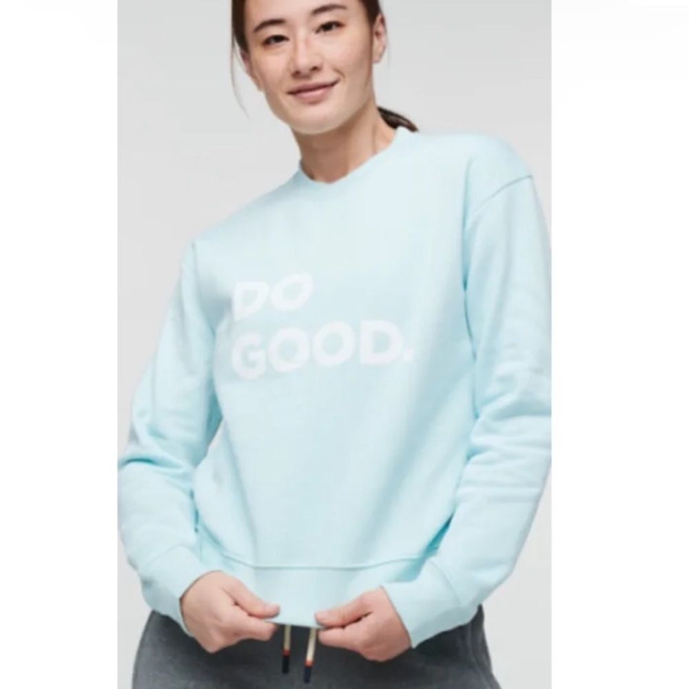 Cotopaxi Do Good Graphic Sweatshirt Ice Blue
